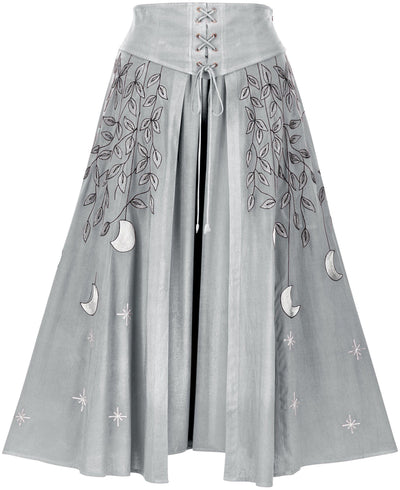 Celestia Maxi Overskirt Limited Edition Silver Pewter