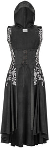 Tauriel Maxi Overdress Limited Edition Storm Gray Silver Embroidery