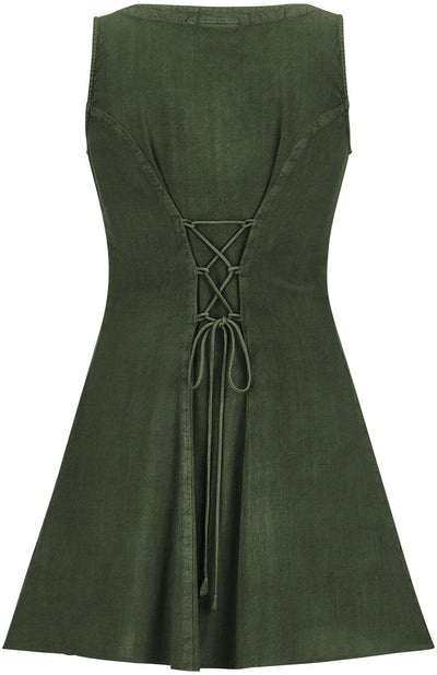 Amelia Mini Overdress Limited Edition Moss Green