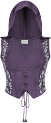 Tauriel Top Limited Edition Midnight Lavender Silver Embroidery