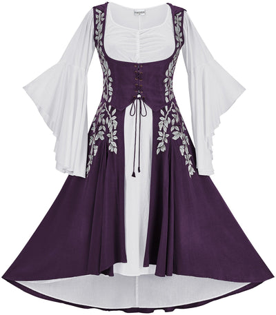 Tauriel Maxi Set Limited Edition Mystic Purple Silver Embroidery