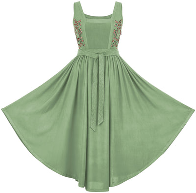 Belle Maxi Overdress Limited Edition Spring Basil