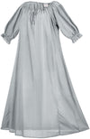 Brigid Maxi Chemise Limited Edition Silver Pewter