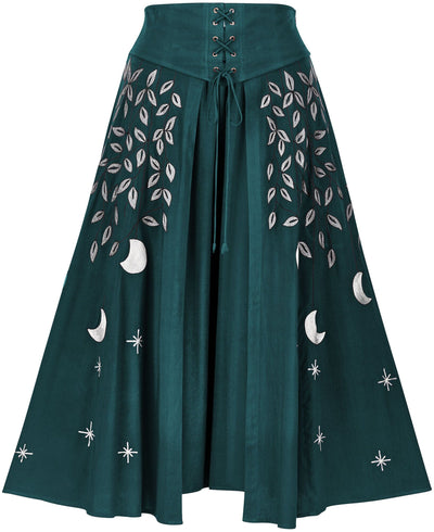 Celestia Maxi Overskirt Limited Edition Teal Peacock