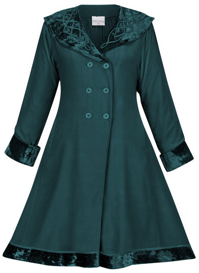 Kelly Coat Limited Edition Teal Peacock