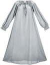 Renée Maxi Chemise Limited Edition Silver Pewter