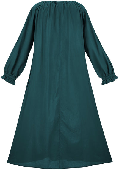 Renée Maxi Chemise Limited Edition Teal Peacock