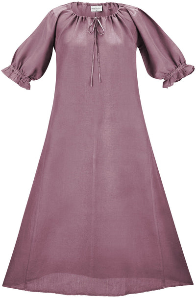 Brigid Maxi Chemise Linen Limited Dusty Rose